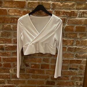 SHEIN white crop top